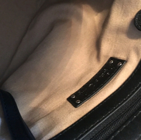 New Grey Tweed Shoulder Bag By KATE LANDRY - Picture 6 of 8